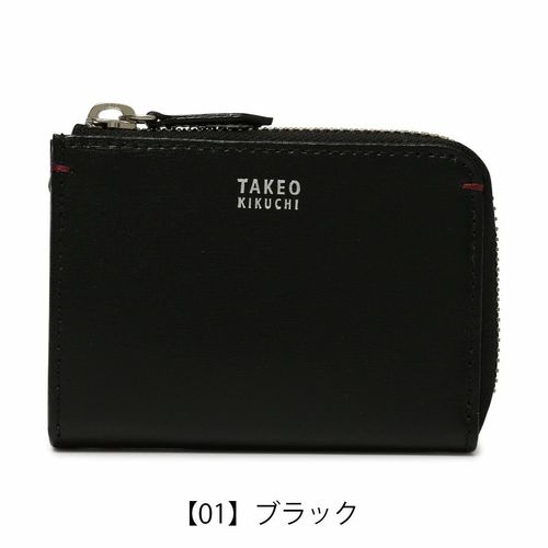 タケオキクチ 財布 小銭入れ 本革 L字ファスナー メンズ TKW-00231