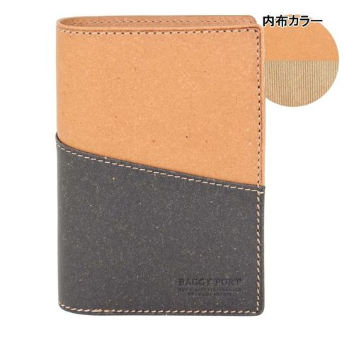バギーポート 二つ折り財布 リサイクルレザー メンズ ZKM603 BAGGY