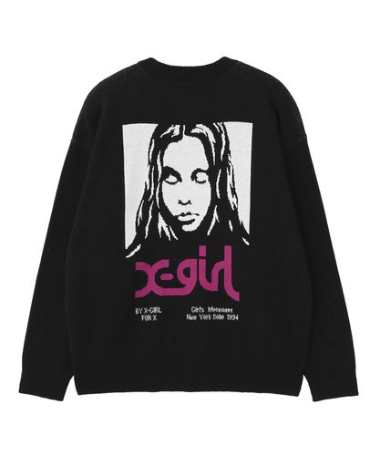 SCRATCHED LOGO JACQUARD KNIT TOP – calif（カリフ）公式サイト