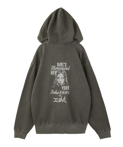 X-girl × Russell SCRIPT LOGO ZIP UP SWEAT HOODIE – calif（カリフ