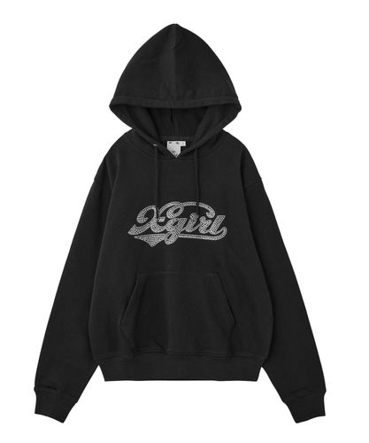 X-girl × Champion REVERSE WEAVE STENCIL LOGO ZIP UP HOODIE – calif