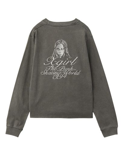 X-girl x Champion REVERSE WEAVE R RAGLAN SWEAT TOP – calif（カリフ