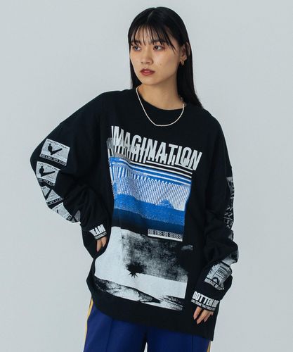 ROSE BUD mag.by c ブリーチ オーバー スウェット トレーナー ROSE BUD mag.by c ブリーチ オーバー スウェット トレーナー