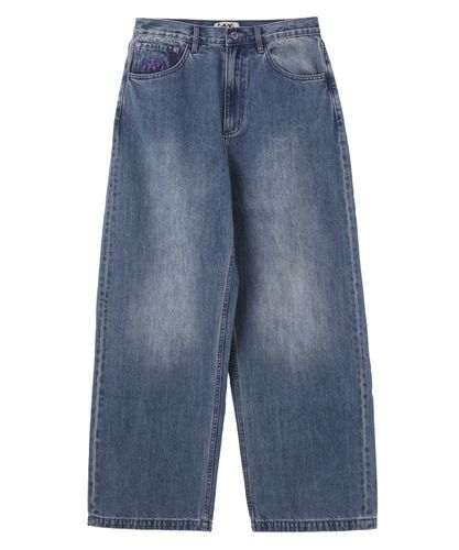 FACETASM/ファセッタズム/FOIL DENIM PANTS/NAT-PT-U10 – calif