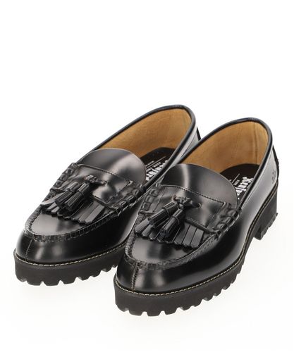 ROSE BUD / The Kenford Fineshoes/TANK SOLE LOAFERSBLACK PAISLEY