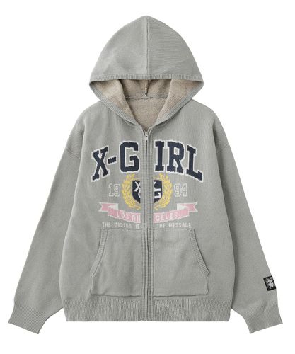 【新品未使用】グラムリップス　バックオープン スラブKNIT フーディー 新品未使用】グラムリップス バックオープン スラブKNIT フーディー