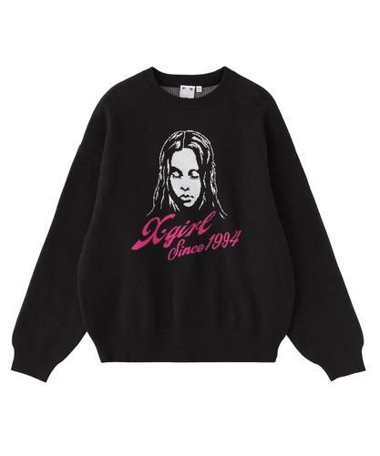 SCRATCHED LOGO JACQUARD KNIT TOP – calif（カリフ）公式サイト