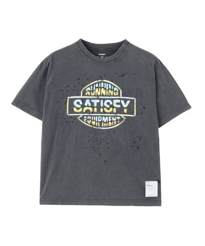 SATISFY サティスファイ メンズ ダメージ Tシャツ グレー系 中古・古着通販】Satisfy (サティスファイ) MothTech T-Shirt グレー
