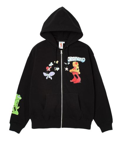 X-girl × Russell SCRIPT LOGO ZIP UP SWEAT HOODIE – calif（カリフ
