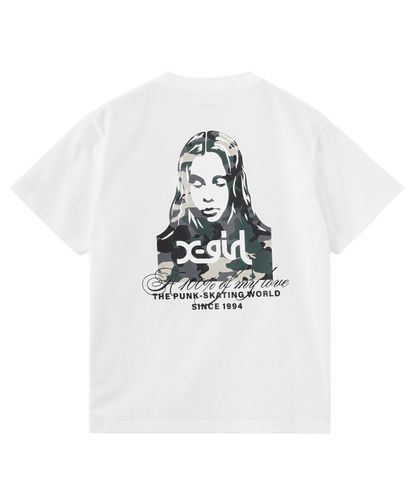 X-girl × YURINO FACE S/S TEE サイズ　XL X-girl - X-girl × YURINO FACE S/S TEE サイズ XLの通販 by ちゃ
