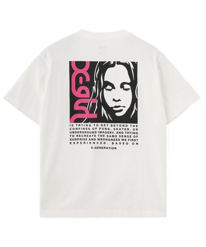 X-girl FACE POSTER B/B BIG TEE – calif（カリフ）公式サイト