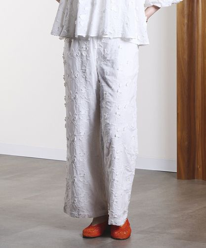 FLOWER EMBROIDARY EASY PANTS – calif（カリフ）公式サイト