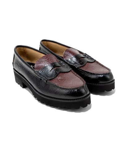 ROSE BUD別注】The Kenford Fineshoes/TANK SOLE COMBI COLOR LOAFERS