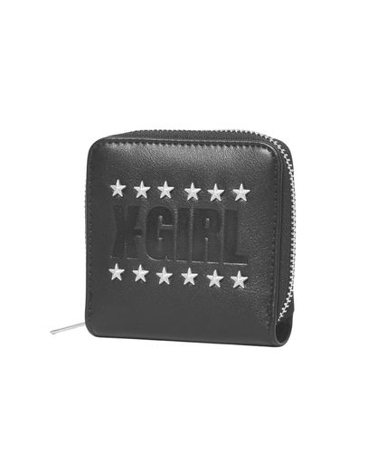 X-girl / METAL LABEL FAUX LEATHER MINI WALLET – calif（カリフ