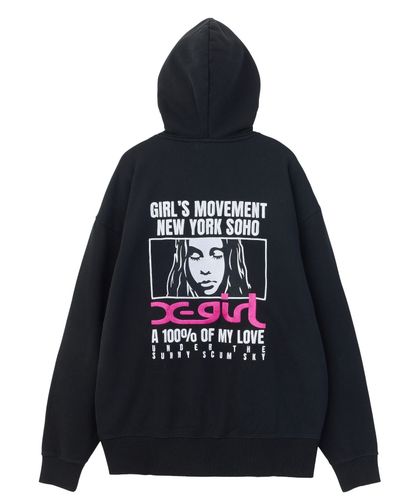 MIX LOGO & FACE FADED ZIP UP SWEAT HOODIE – calif（カリフ）公式サイト