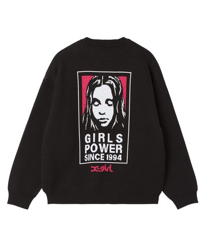 カール X-girl / FACE JACQUARD KNIT CARDIGAN – calif（カリフ）公式サイト
