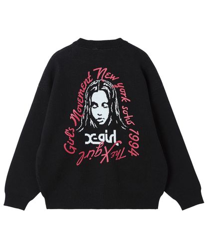 X-girl / FACE JACQUARD KNIT CARDIGAN – calif（カリフ）公式サイト