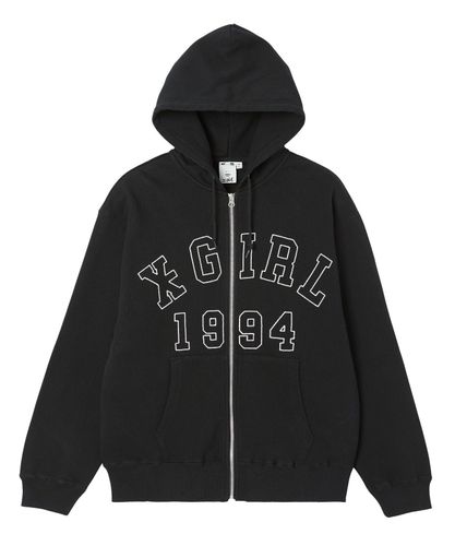 X-girl × Russell SCRIPT LOGO ZIP UP SWEAT HOODIE – calif（カリフ