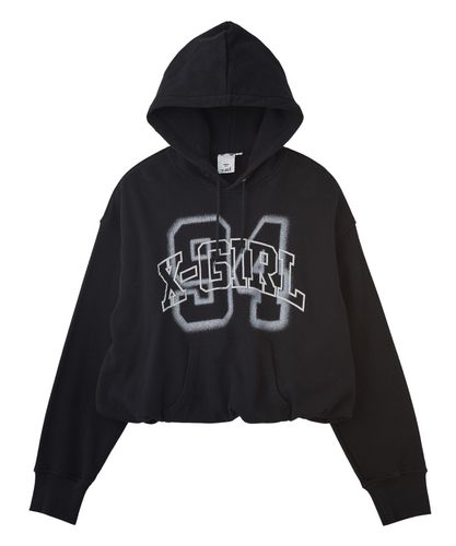 X-girl / MESSAGE AND FACE FADED ZIP UP SWEAT HOODIE – calif