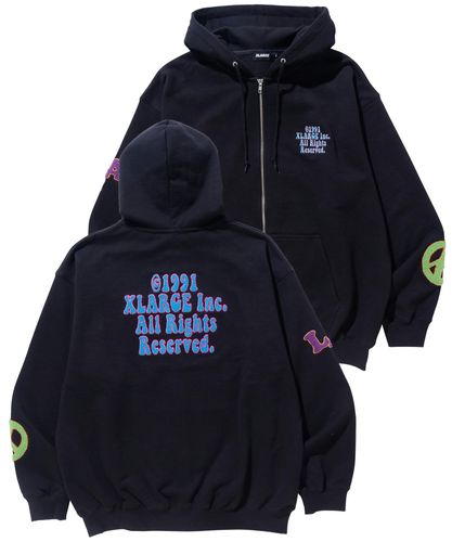 BACKSIDE SLANTED OG ZIP HOODED SWEATSHIRT – calif（カリフ）公式サイト