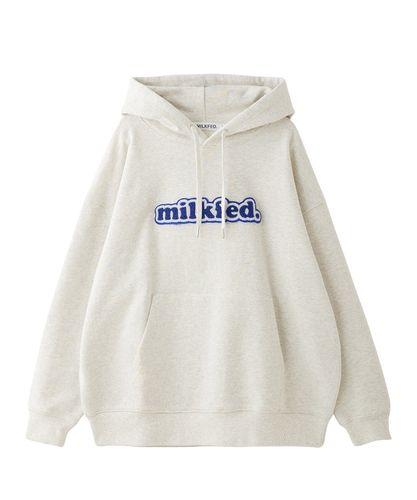 COLLEGE LOGO PATCH ZIP UP HOODIE MILKFED. – calif（カリフ）公式サイト