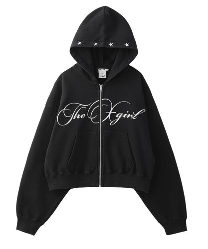 トップス S callifur zip hoodie black THEREDTHREAD / ザレッドスレッド】S callifur zip hoodie