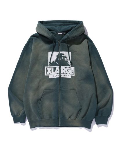 ALLOVER LOGO ZIP HOODED SWEATSHIRT – calif（カリフ）公式サイト