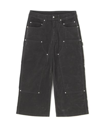 doublet/ダブレット/BONE APPLIQUE CORDUROY CROPPED PANTS | L.H.P