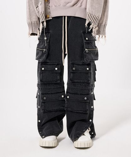 DankeSchon/ダンケシェーン/COATING FLARE CARGO PANTS | L.H.P