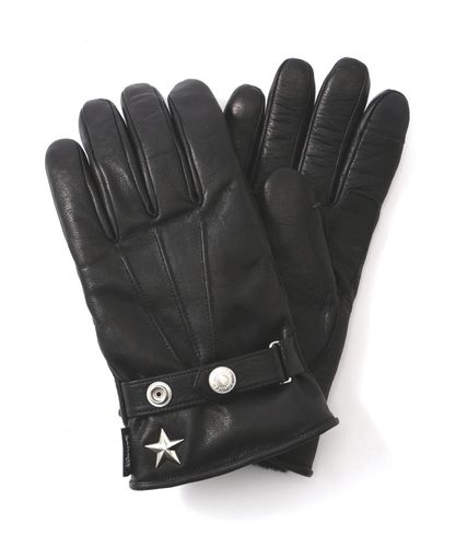 schott　ショット　ウィンタージップグローブMサイズブラック WINTER ZIP GLOVE/ウィンタージップグローブ | Schott（ショット