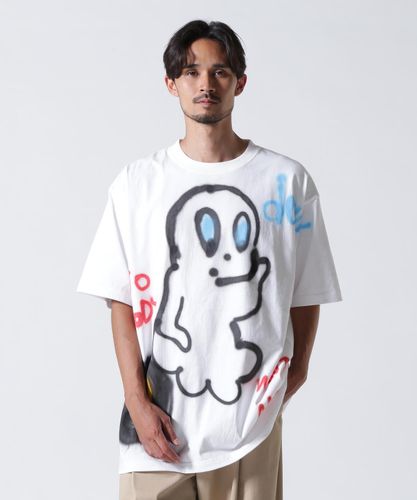SAINT MICHAEL/セントマイケル/CP_SS TEE/SUN/WHITE | ROYAL FLASH