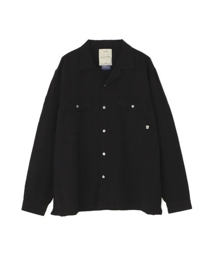 TFQP by HANDROOM》UTILITY SHORTSLEEVE SHIRT FLAT BLACK / 半袖