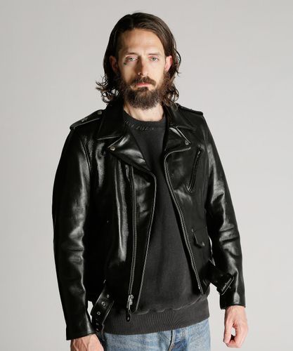 103US TRUCKER JACKET/レザートラッカー ジャケット | Schott