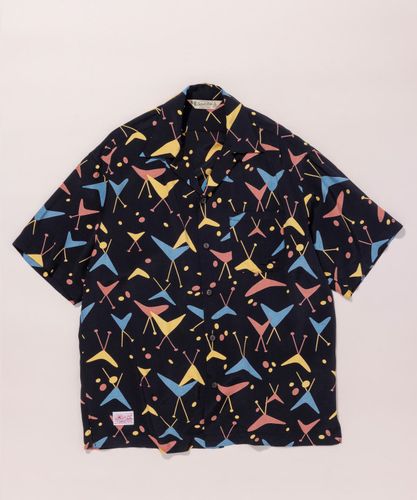 船・ボート n1njaloanthi DD PINEAPPLE JUICE/×パイナップルジュース/BOAT RAYON SHIRT/ボート
