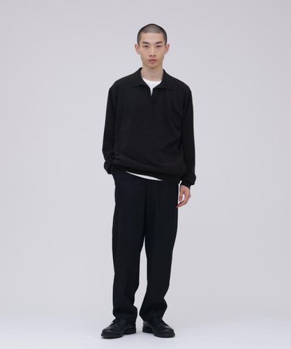 blurhms / SILK WOOL COTTON TWO-TUCK SLACKS | THE LIBRARY（ザ