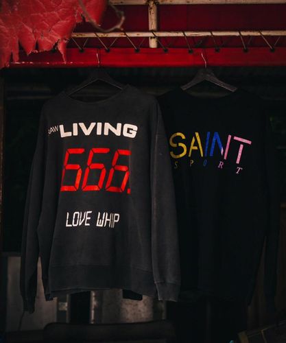 SAINT MICHAEL/セントマイケル/LS TEE/SAINT YOUTH/BLACK | ROYAL