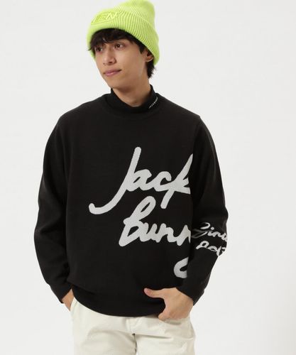 カシミヤタッチモックネックニットプルオーバー (MENS) | Jack Bunny
