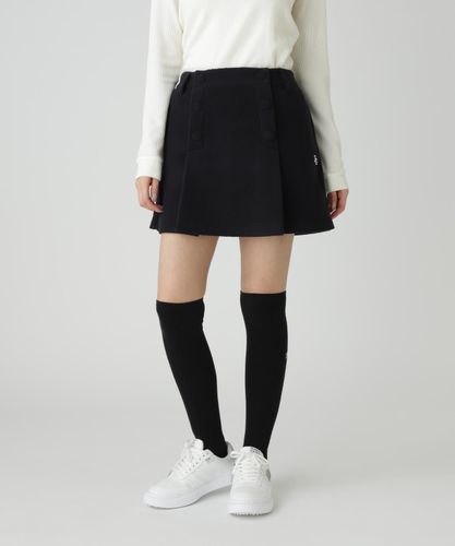PEARLY GATES♥︎パーリーゲイツ♥︎立体柄　スカート C/Peストレッチカルゼ裏地付きスカート ＜ロゴ×花柄＞ | PEARLY GATES