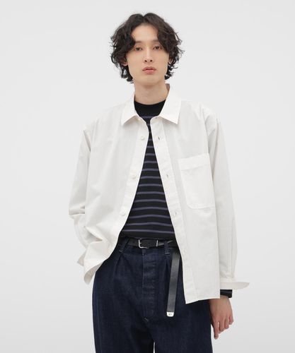 GARMENT DYED COTTON POPLIN SHIRT | MARGARET HOWELL（マーガレット 