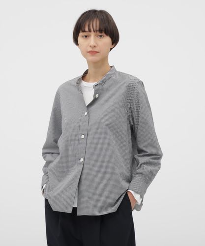 COTTON LINEN GINGHAM SHIRT | MARGARET HOWELL（マーガレット