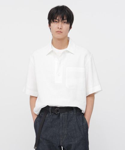 COTTON SILK STRIPE SHIRT | MARGARET HOWELL（マーガレット・ハウエル