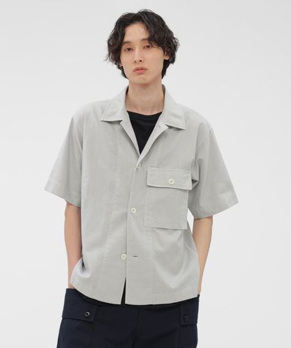 GARMENT DYED COTTON POPLIN SHIRT | MARGARET HOWELL（マーガレット 