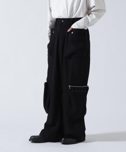 KMRii/ケムリ/White Flame Wide Sweat Pants | ROYAL FLASH（ロイヤル
