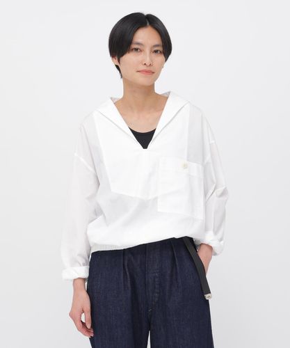 PIECE DYED COTTON POPLIN SHIRT | MARGARET HOWELL（マーガレット