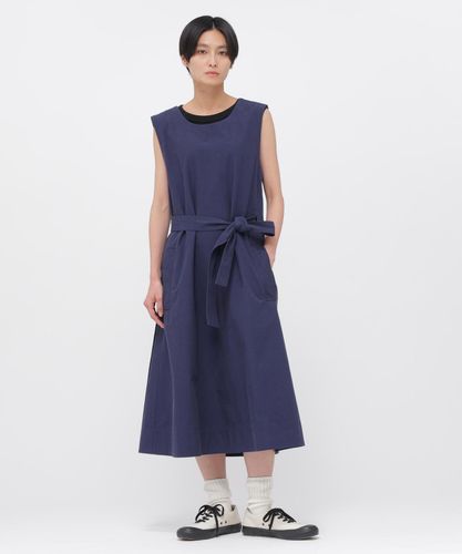 CANTON BLACK LIGHT DENIM DRESS | MARGARET HOWELL（マーガレット