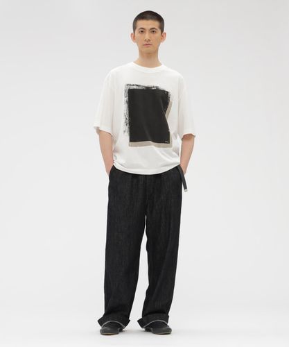 FADED WOOL LINEN TWILL TROUSERS | MARGARET HOWELL（マーガレット