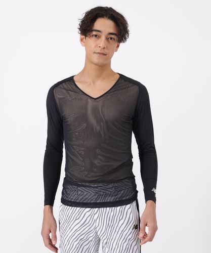 UV 接触冷感 モックネック インナー プルオーバー (MENS) | new