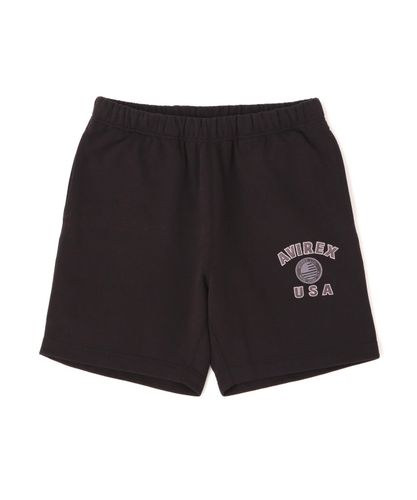 □ a1536 thehighlights ショートパンツ スウェット 刺繡ロゴ 直営店限定》VARSITY LOGO SHORTS / バーシティ ロゴ ショーツ
