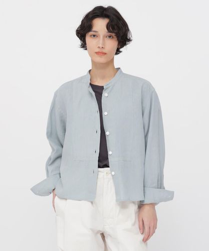 YARN DYED COTTON POPLIN SHIRT | MARGARET HOWELL（マーガレット