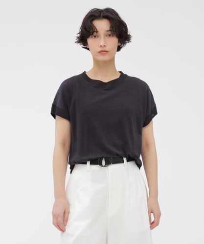 COTTON LINEN PIQUE JERSEY TOP | MARGARET HOWELL（マーガレット
